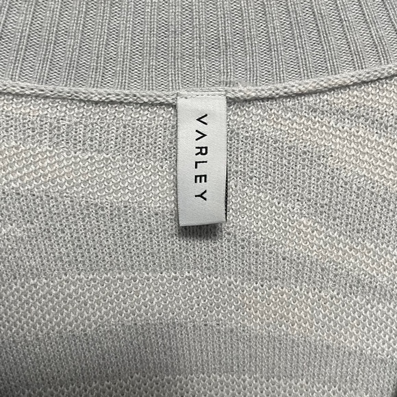 Varley Calvert Zebra Intarsia Wool Blend Sweater - Picture 8 of 9